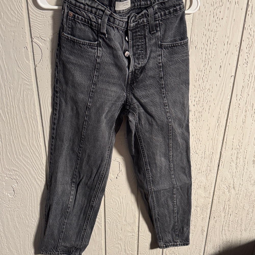 Levi Altered Straight Stylish Gray Denim Jeans